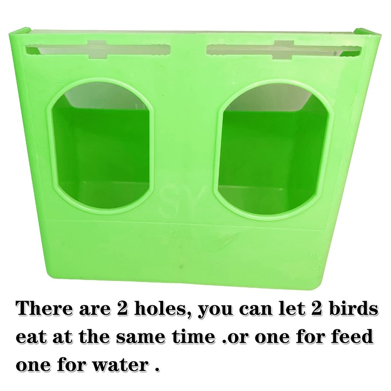 Pigeon Feeder Water 2 Pack Quail Bird Chicken Feeder Water