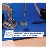 Adjustable Cabinet Hardware Jig, Blue, 1–5 Inch Range, Built-in Scales,