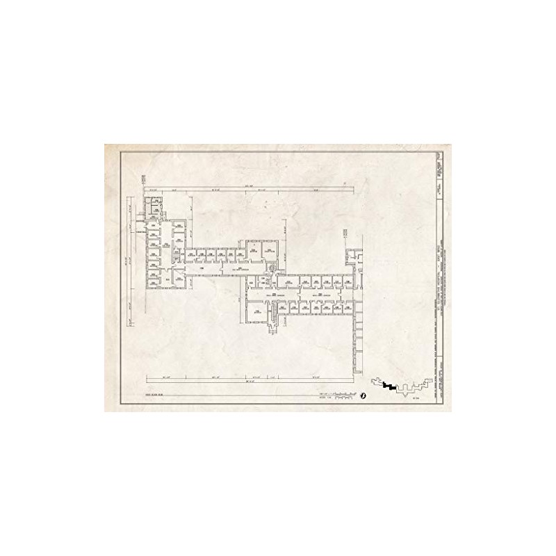 Historic Pictoric : Blueprint 2. First Floor Plan - St.