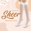 Silky Toes Sheer Knee High Stockings for Women, 6 Pairs