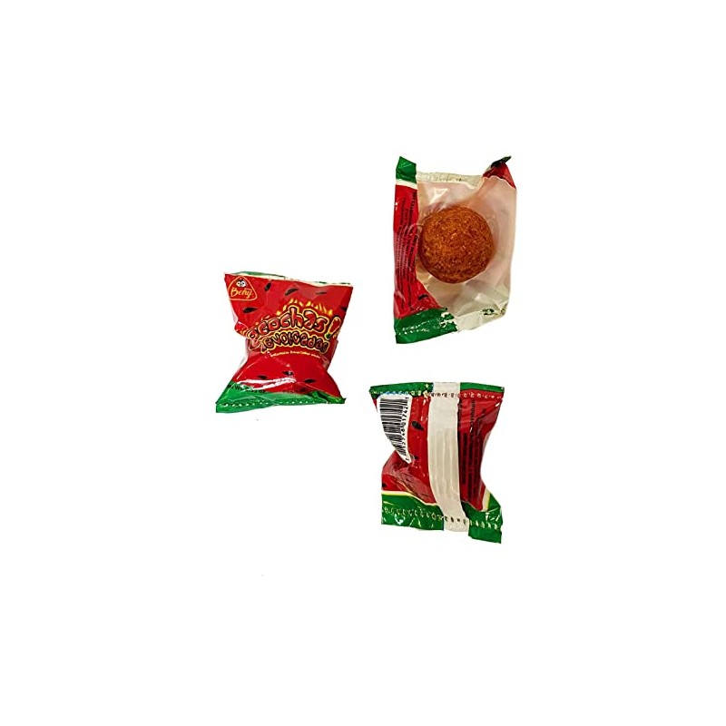 BENY LOCOCHAS REVOLCADAS WATERMELON FLAVOR CHILI COATED HARD CANDY 1LB