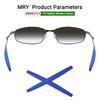Mryok - Orejeras de repuesto para Oakley Whisker/Square Whisker/Julieta/Wiretap/Big Square