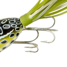 Arbogast Hula Popper Baits, Cricket Frog, 2.25-Inch