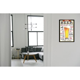 Metal Sign 20 x 30 cm with 4 Magnets Bitte nicht ins Klo werfen WC Sayings Tin Sign