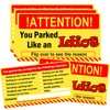 You Parked Like an Idiot Business Cards 3.5"x2" Writable Bad