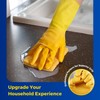 HOMESHOPA Household Rubber Gloves, 1 Pair Yellow Extra Thick Cleaning