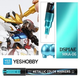 (Yes Hobby) DSPIAE MKA06 Disspire Super Metallic Cyan Marker Pen Gundam Plastic Model Gunpla Partial Painting / (예스하비) DSPIAE MKA06 디스파이어 슈퍼 메탈릭 시안 마커펜 건담 프라모델 건프라 부분도색