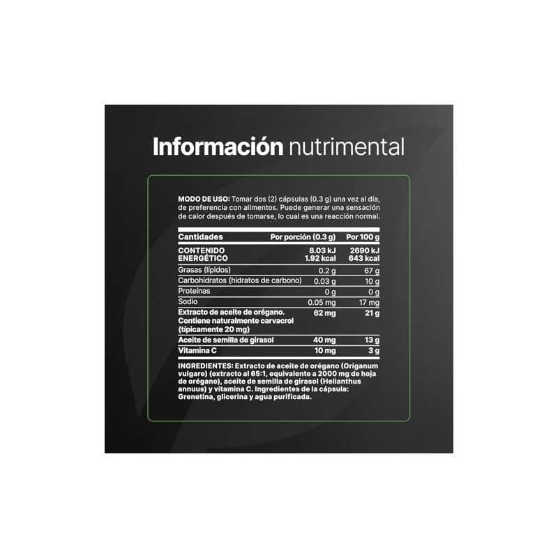 B Life Aceite de Orégano 160 cápsulas con Vitamina C