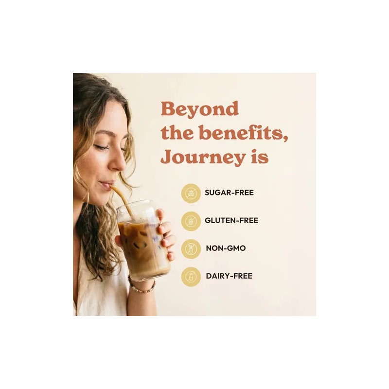 Journey Supplements Café Instantáneo Adaptógeno Con Colágeno