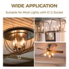 Hizashi E12 Candelabra Light Bulbs 40 Watt Equivalent, E12 LED