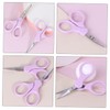 TOVINANNA Mini Eyebrow Scissors Durable Stainless Steel for Eyelash and