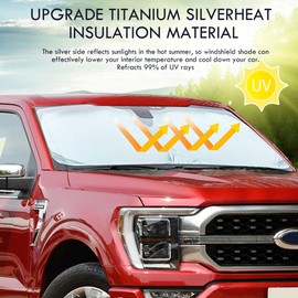 Lexus GS GX LS Dedicated Windshield Sun Shade, Front Windshield Shade for Sun, Folding Sunshade Windshield Visor for Lexus GS_Series 1992-2025, GX_Series 2002-2025, LS_Series 1990-2025.