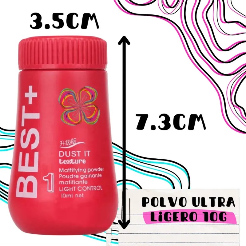 3 Pieza Shampoo Seco Polvo Limpieza Cabello Elimina Sebo Vol