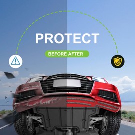 UOUSIYDSK Front Bumper Scrape Guard 4 Pack Car Universal Black Bumper Lips Scrape Guard Car Under Bumper or Anti-Scratch DIY Car Bumper Protector for Lowered Cars, Sport Cars and SUV