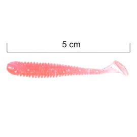 SEABUZZ Rubber Fish Fishing Lure Set Rocky Shad 5 Pieces x 50 mm - Pike Zander