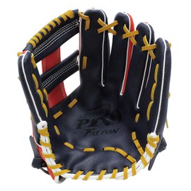 Sakurai FG-5718 Falcon FG-5718 Baseball Gloves for General Soft All-Round Use Small Size Navy x Red