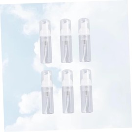 PACKOVE 6Pcs Transparent Press Pump Foaming Bottles Refillable Cosmetic Dispensers for Travel Bathroom Hand Soap Shampoo Body Wash