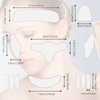 Maitys 16 Pcs Silicone Face Patches, Reusable Soft and Comfortable,