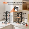 MUDEELA 8-Tier Pots and Pans Organizer under Cabinet, Adjustable Heavy