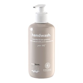 Euclove Natural Hand Wash - Lavender & Rose Geranium, 500ml