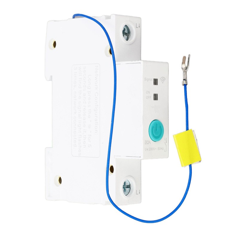 WIFI Circuit Breaker 1P DIN Rail Smart Breaker Switch for