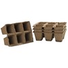 24 Peat Cultivation Pots 6 cm Strips