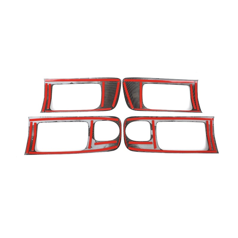 LLKUANG Car Inner Door Handle Frame Panel Cover Trim for