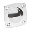 59x59mm Flush Pull Recessed Sliding Pull Handle 316 Stainless Steel