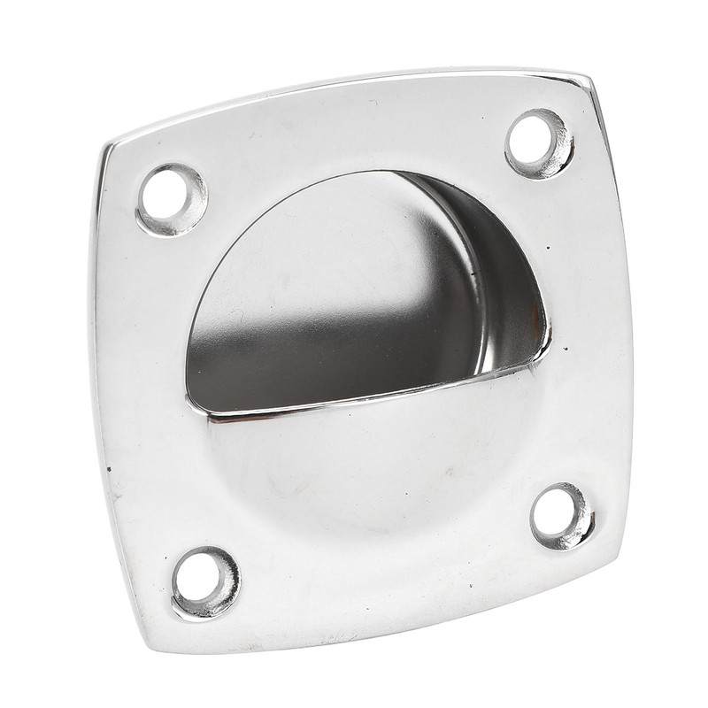 59x59mm Flush Pull Recessed Sliding Pull Handle 316 Stainless Steel