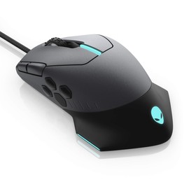 Alienware Gaming Mouse 510M RGB Gaming Mouse AW510M: 16, 000 DPI Optical Sensor - Alienfx RGB - 10 Buttons - Adjustable Scroll Wheel - Large Click Anywhere L/R Buttons