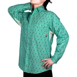 VATRENUS FR Shirts for Summer Pearl Snaps Breathable Vented Mesh Back and Underarm Lightweight Flame Resistant Welding Shirt