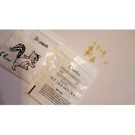 Pack of 2 Dental Orthodontic Latex Elastics, 4.5 oz 1/8 Inch, Orthodontic Latex Elastics