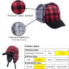 Winter Buffalo Plaid Trapper Hunting Hat Lumberjack Hat Ear Flaps