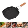 Frying Pan Outdoor Household Folding Beech Handle Energy Saving Non