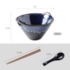 KOOV Porcelain Japanese Ramen Bowls with Chopsticks and Spoons, 26