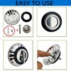 YOXITIXOT Kitchen Sink Plug and Strainer, Stainless Steel Sink Plug