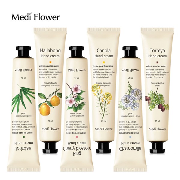Mediflower Bonita Garden Hand Cream 75ml, choose 1 out of 6 types, Canola Hand Cream 75ml
