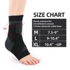2 Pieces Adjustable Ankle Brace, Compression Cuff, Arch Support and