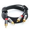 deleyCON PREMIUM 2m HQ Stereo Audio RCA Cable - 2x