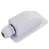 White Waterproof Single Cable Entry Gland, ABS IP68 Water Protect