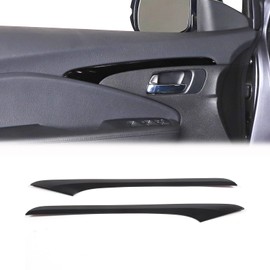 Interior Side Door Panel Strip Cover Compatible with Honda Pilot 2016-2022/Ridgeline 2017-2023/Passport 2019-2023,Car Door Decoration Panel Cover Interior Trim Accessories (Piano Black)