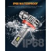 Fahren H11/H9/H8 fog Light Bulbs, Upgraded 44000 Lumen 900% Brighter