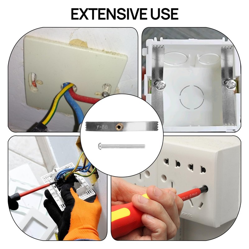 10PCS Back Box Repair Clip, Switch Socket Repair Kit, 86