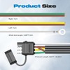 4 Pin 5 Wire Trailer Wiring Harness Kit, Malictele 50FT