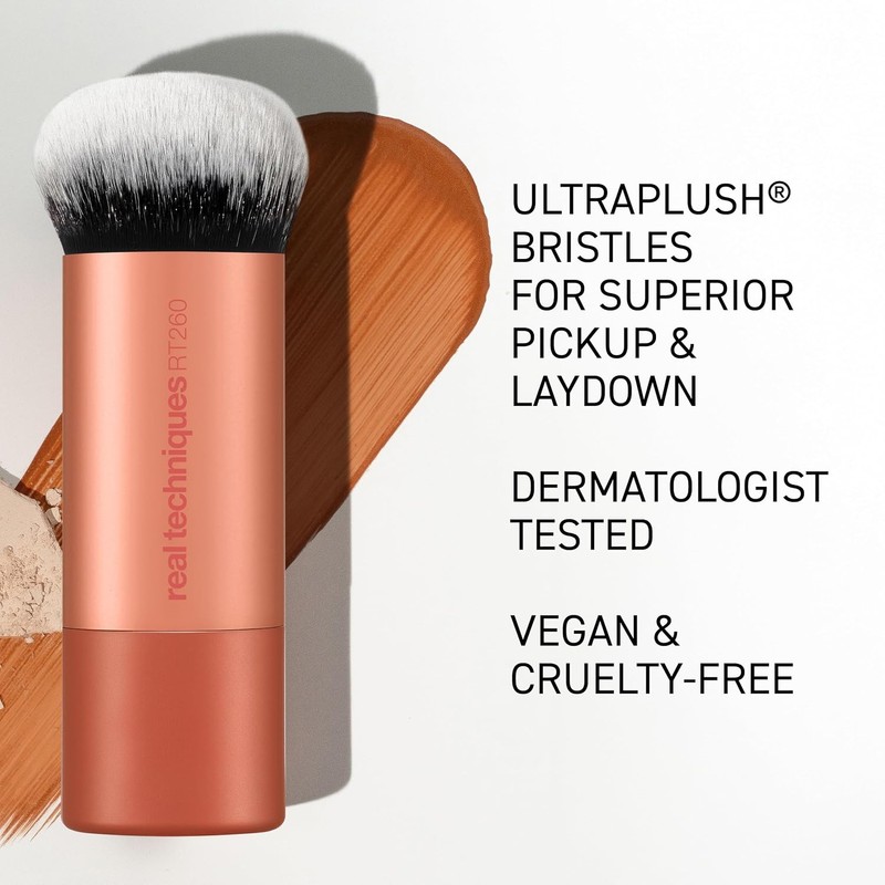 REAL TECHNIQUES, Bubble Blending Brush, Brochas para Maquillaje, Ideal para