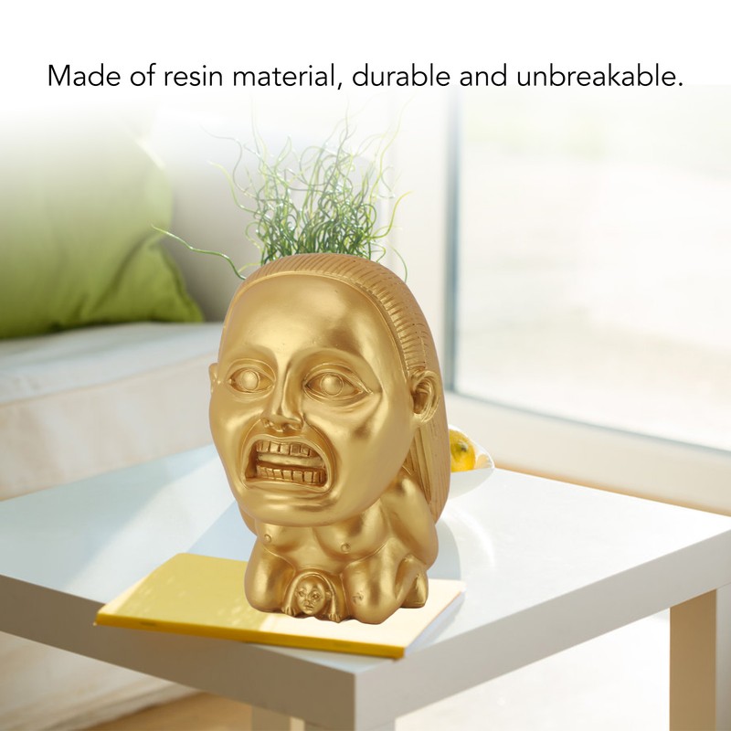 Fertility Statue Resin Handmade Golden Exquisite Creative Fertility Idol Sculpture