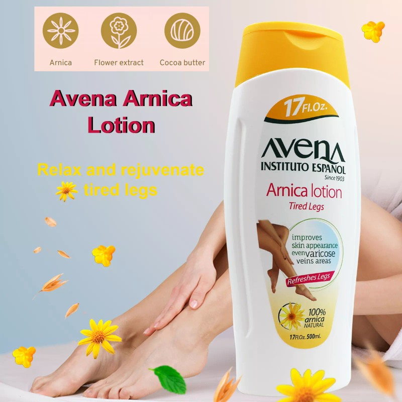 Avena Arnica Lotion by Instituto Español Tired Legs Refreshes Natural