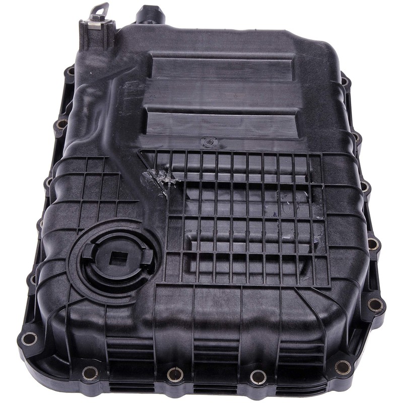 Transmission Pan With Drain Plug And Gasket