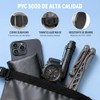 Bolsa Seca Impermeable Deportes Acuáticos con Funda Celular (Negro, 5L)