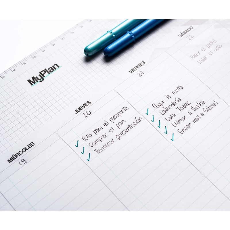 Spanish Weekly Planner - Semanario A4 32 x 22 –